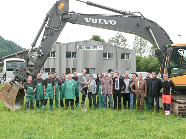 Baustart zweite Halle