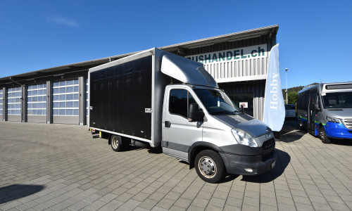 Iveco 35C15 Lieferwagen mit Schiebeverdeck und HebebÃ¼hne