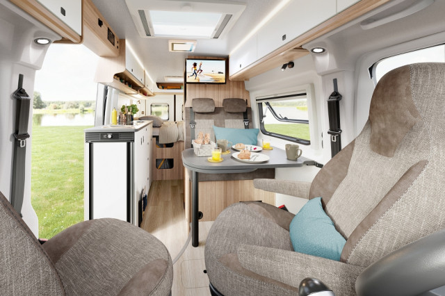 Innenaufnahme Hobby Ontour Van