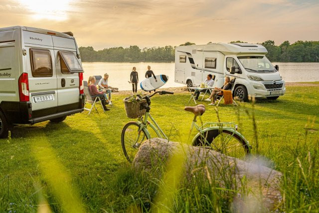 Hobby Wohnmobile im Einsatz