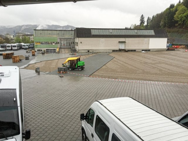 Bau Abstellplatz