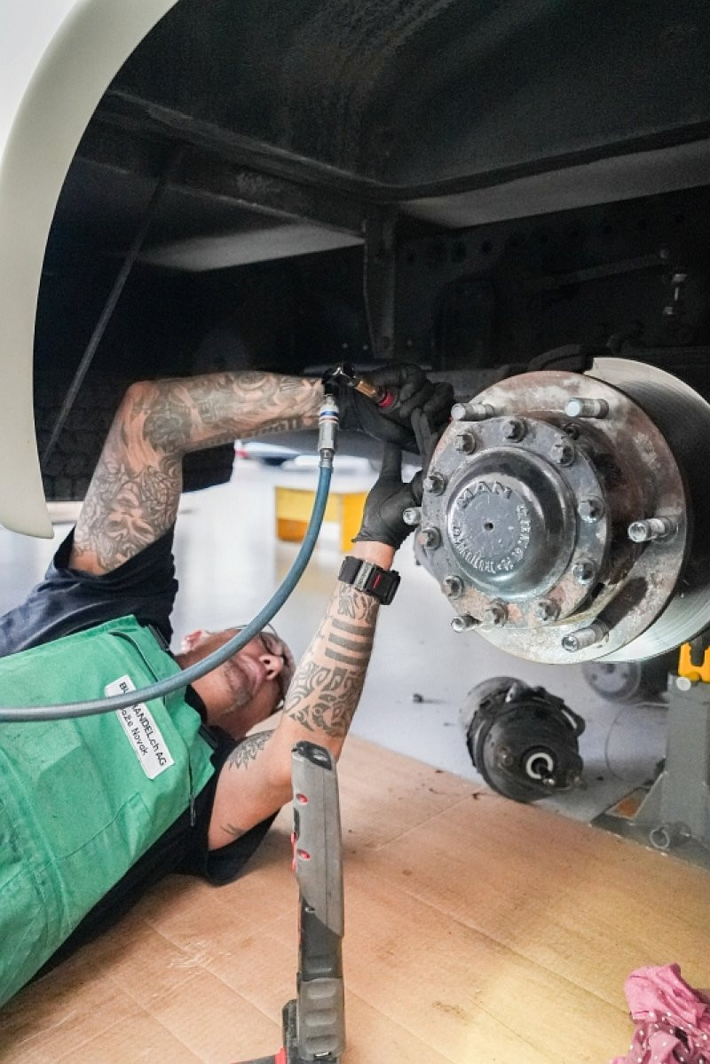 Mechaniker am Arbeiten