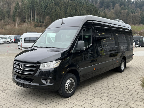Mercedes 519 cdi VIP Midibus mit 17/22 SitzplÃ¤tzen schwarz metalisiert